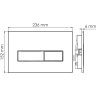 Система инсталляции для унитазов WASSERKRAFT DILL 61TLT.010.ME.BN03